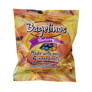 Bagelinos Blueberry Bagel, Gluten-Free, 2.9 OZ, Healthy, Delicious, Certified