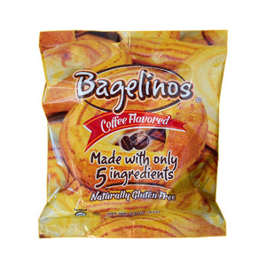Bagelinos Coffee Bagel, Gluten-Free, 2.9 OZ, Healthy, Delicious, Certified
